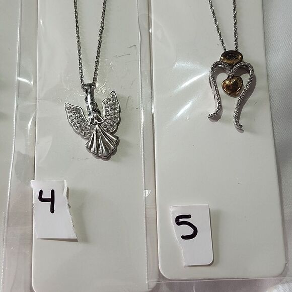 Religious Cross and Angels Necklaces - Picture 1 of 2